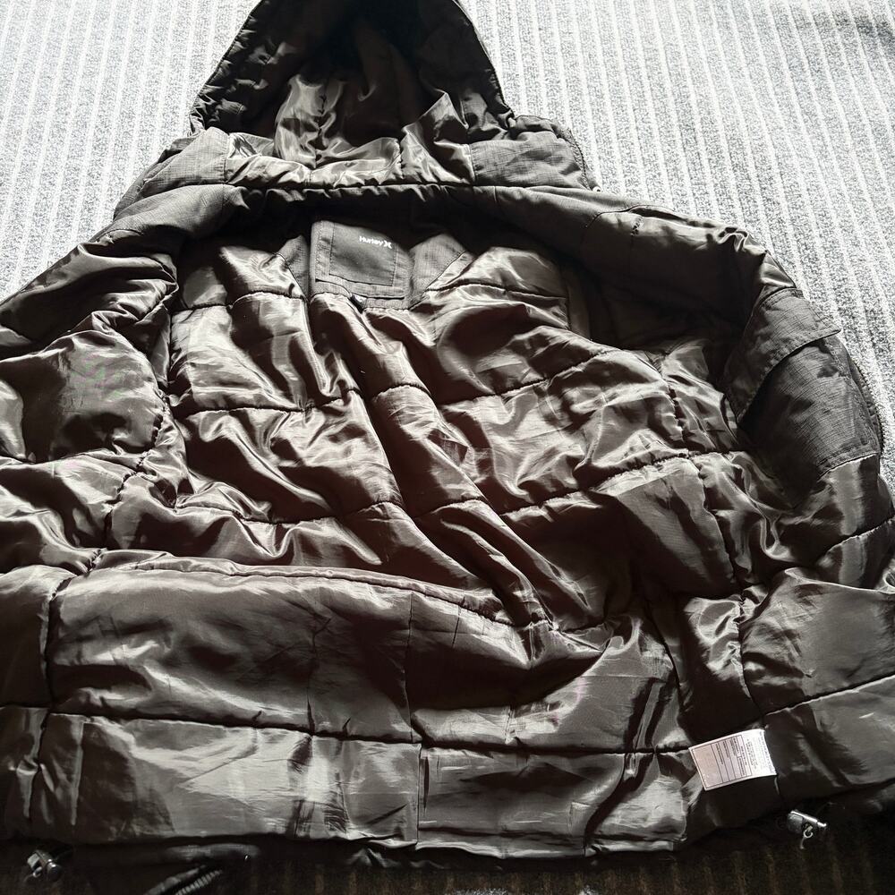 Hurley Winter Parka Black Size Small - Picture 5 of 10